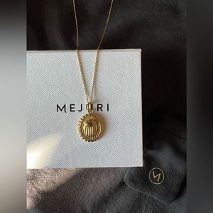 Mejuri- Resilience: Scarab Coin Pendant Necklace